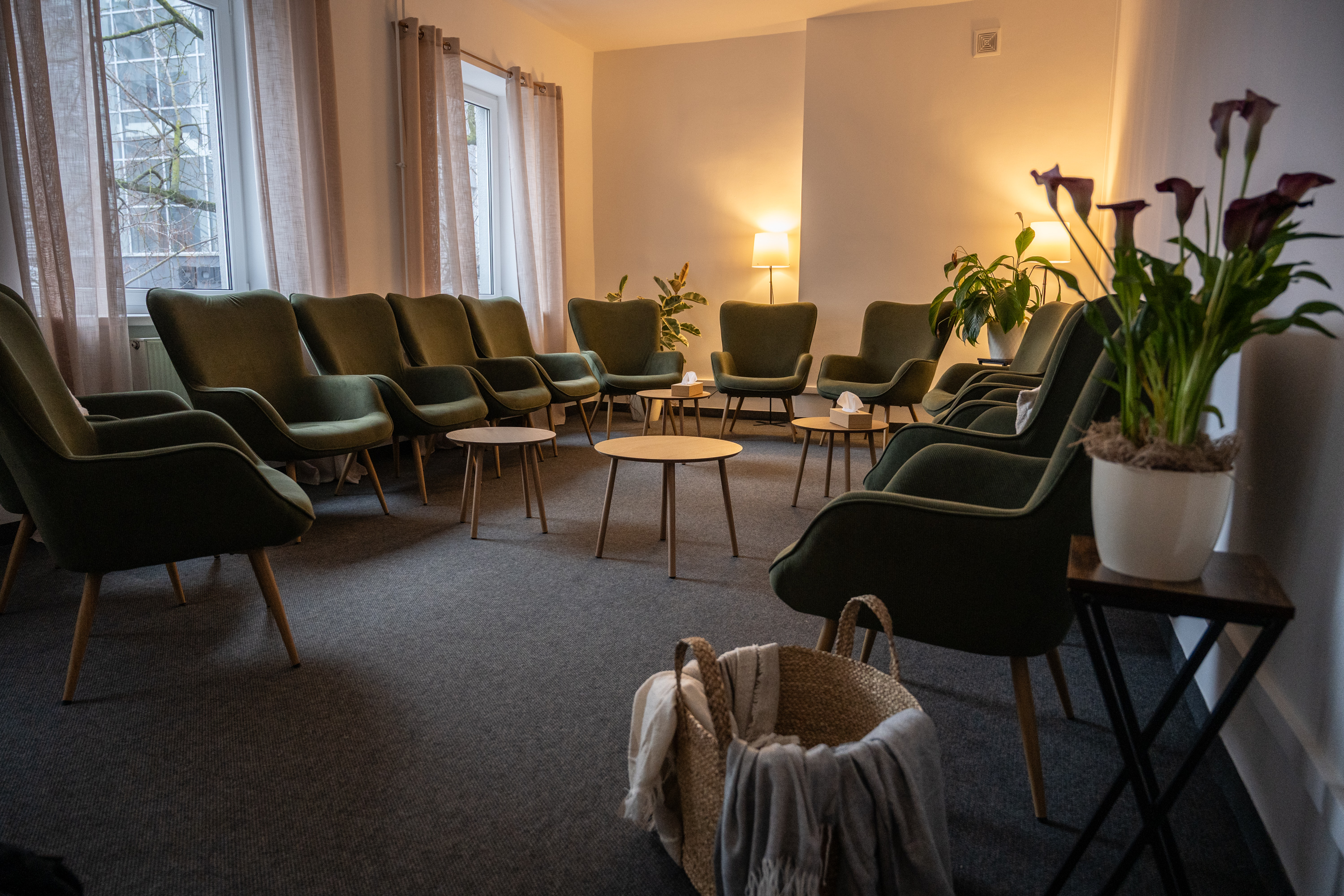 Sala grupowa Ośrodka Psychoterapii Bo Jesteś